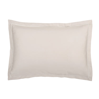 Pillowcase cotton satin - Uni 1 baratta Taupe 05