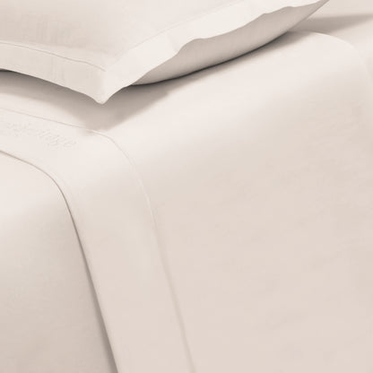 Flat sheet cotton satin - Uni 1 baratta Taupe 05