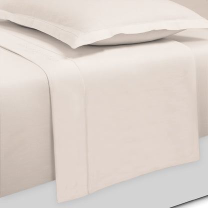 Ensemble de draps satin de coton - Uni 1 baratta Taupe 05