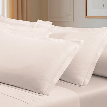 Pillowcase cotton satin - Uni 1 baratta Taupe 05