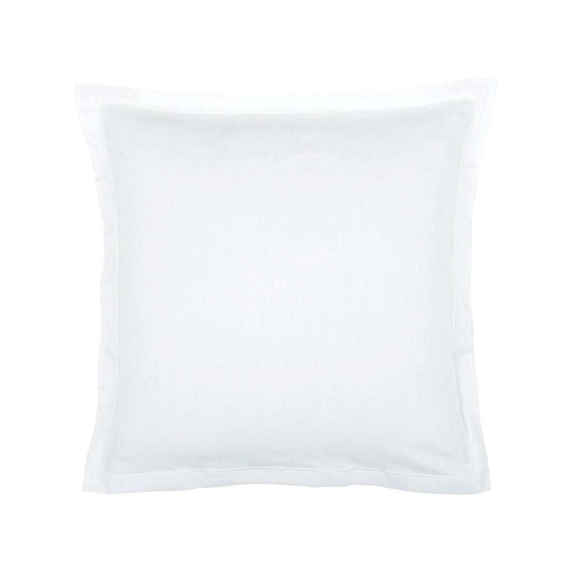 Taie d'oreiller satin de coton - Uni 1 baratta Blanc 01