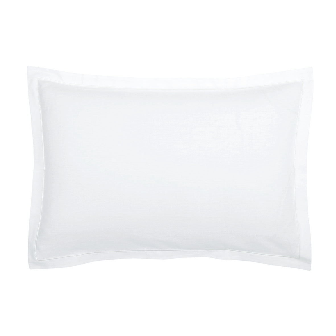 Taie d'oreiller satin de coton - Uni 1 baratta Blanc 01