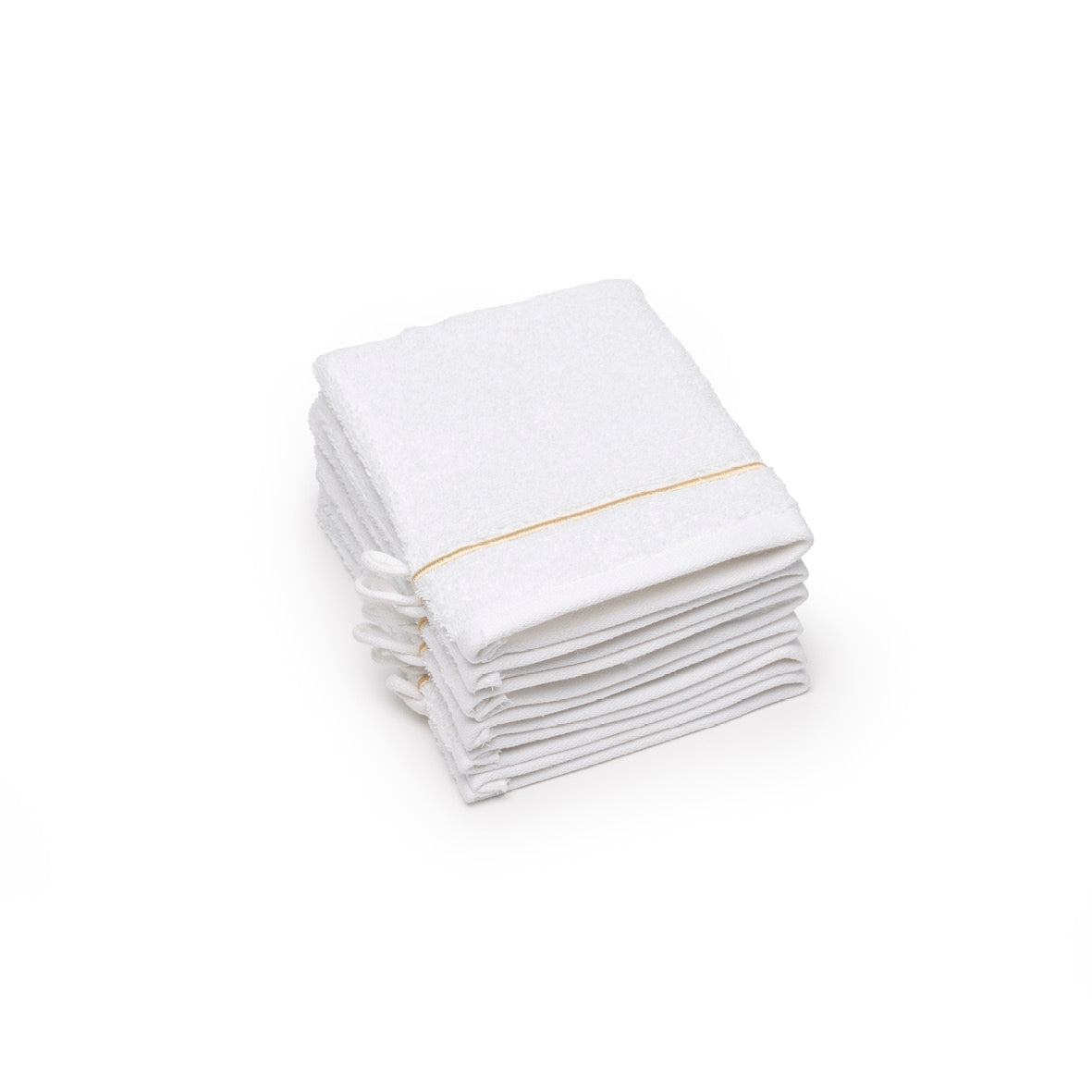 Washcloth combed cotton - John - 6 x (15 x 21 cm)