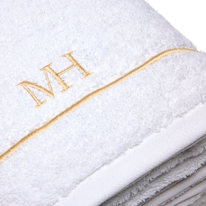 Washcloth combed cotton - John - 6 x (15 x 21 cm)