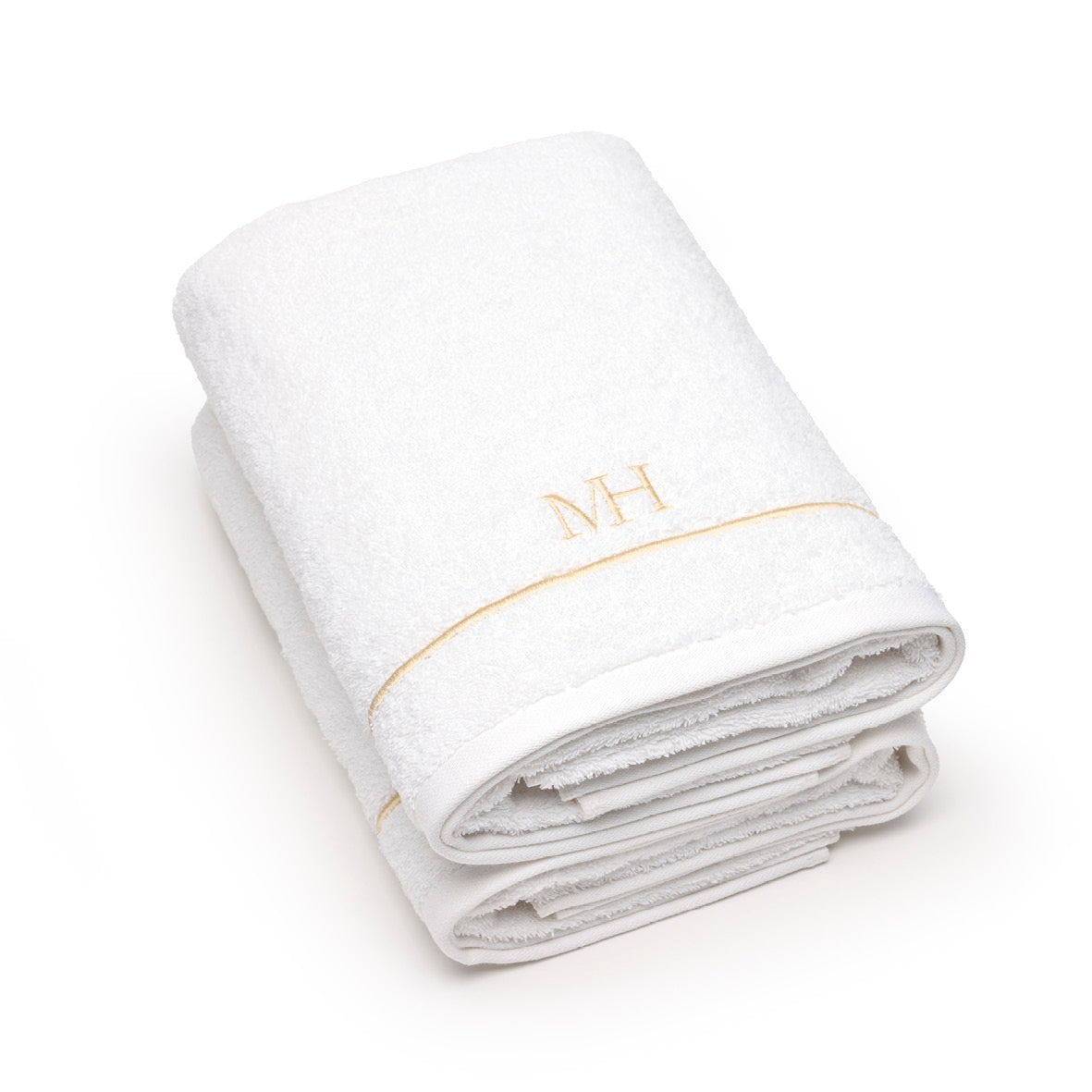 Drap de bain coton peigné - John - 2 x (70 x 140 cm)