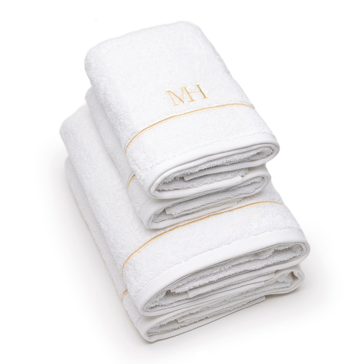 Hand towel + bath towel combed cotton - John