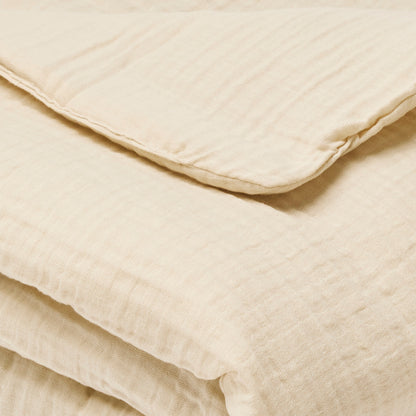 Blanket baby cotton gauze - Uni Taupe 07 - 80 x 120 cm