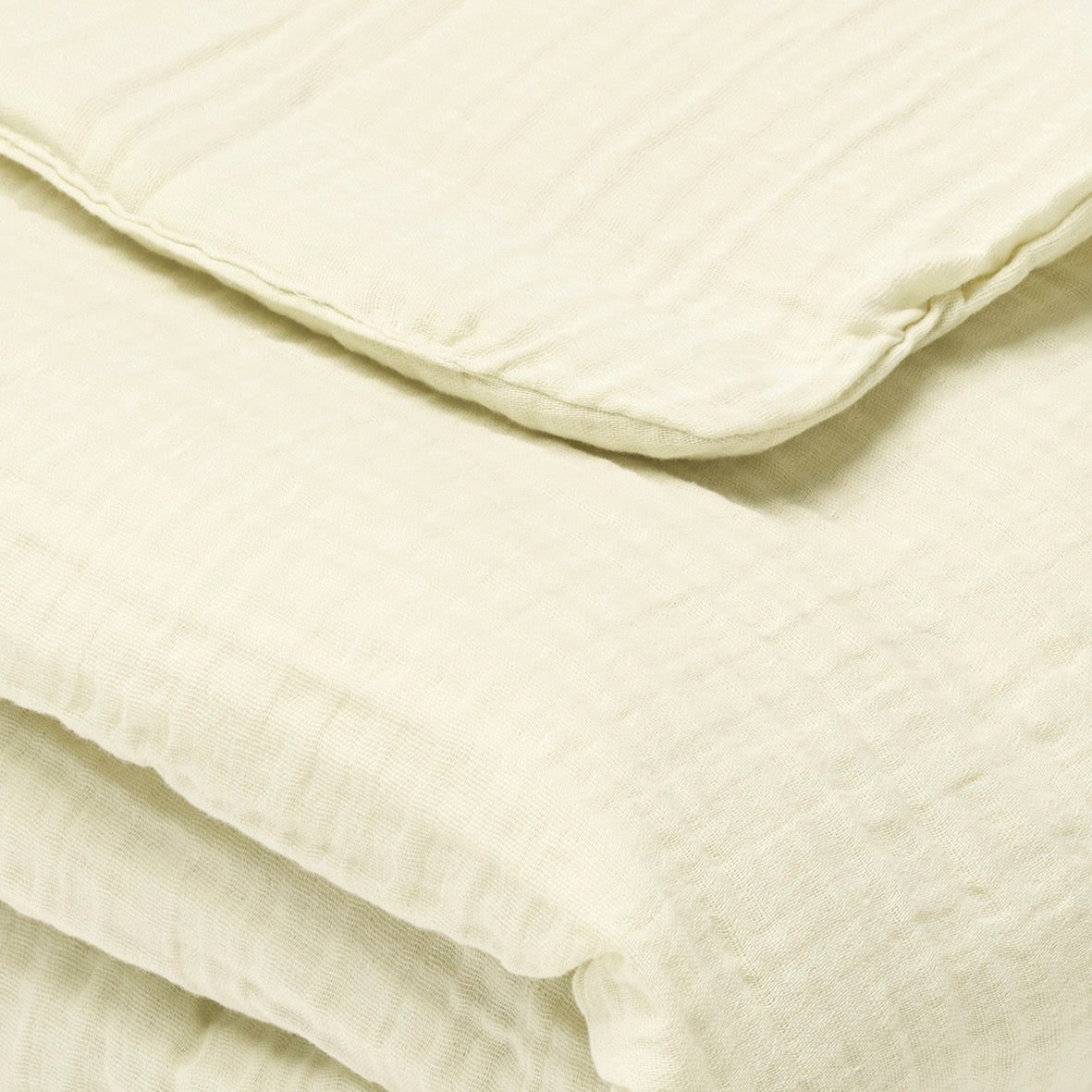 Blanket baby cotton gauze - Uni Yellow 04 - 80 x 120 cm