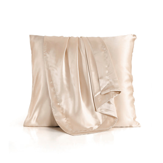 Pillowcase silk - Silence de soie Beige 63 x 63 cm