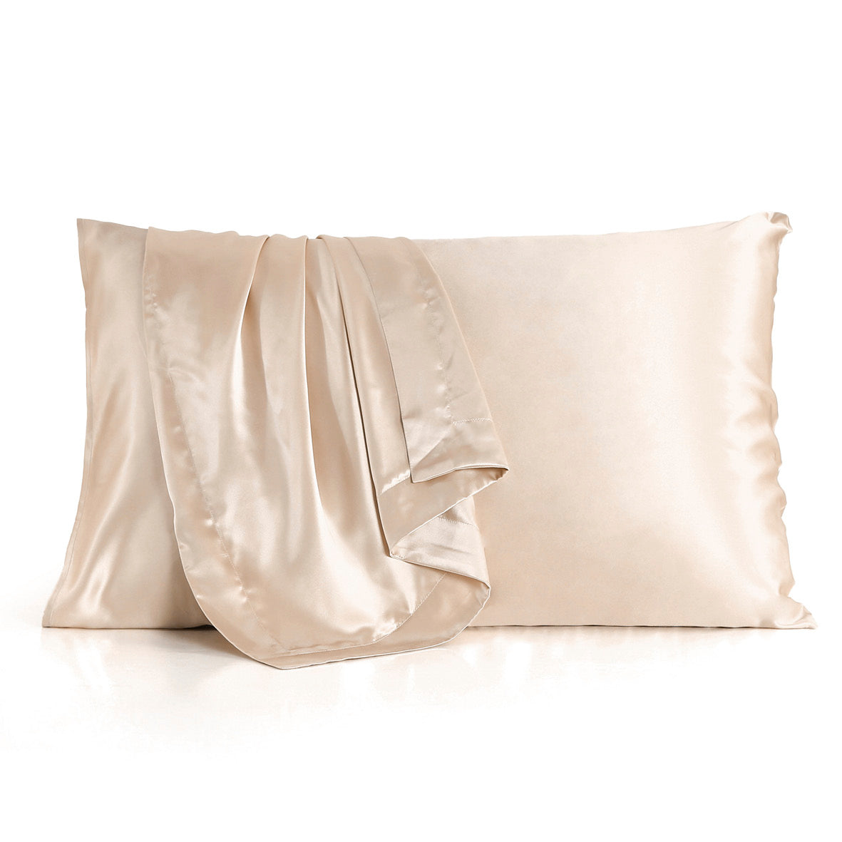 Pillowcase silk - Silence de soie Beige 50 x 70 cm