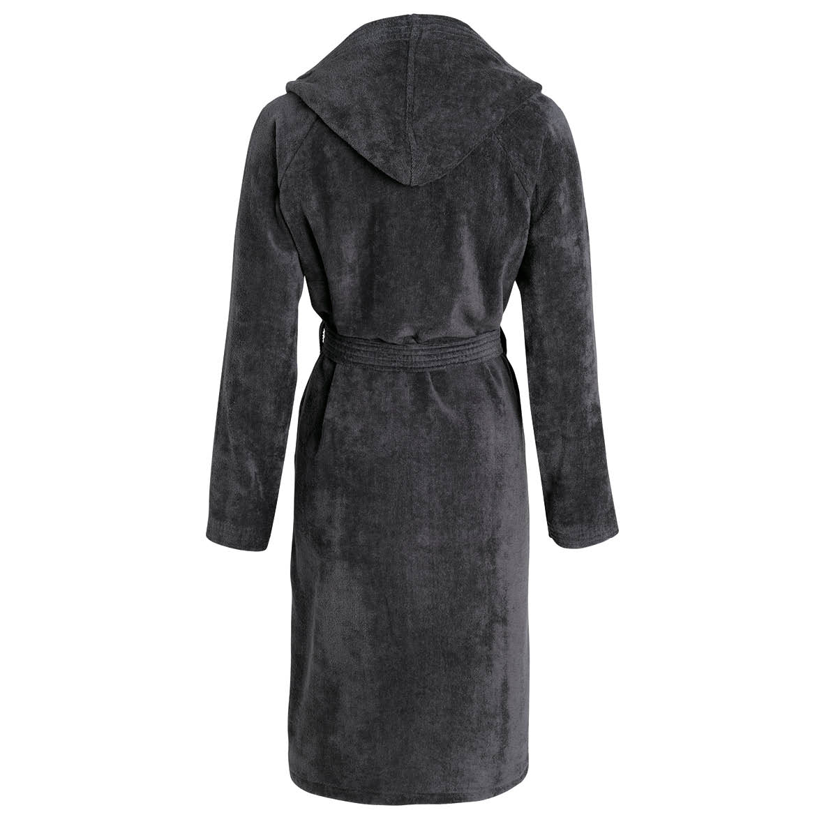 Hooded bathrobe - Dark grey