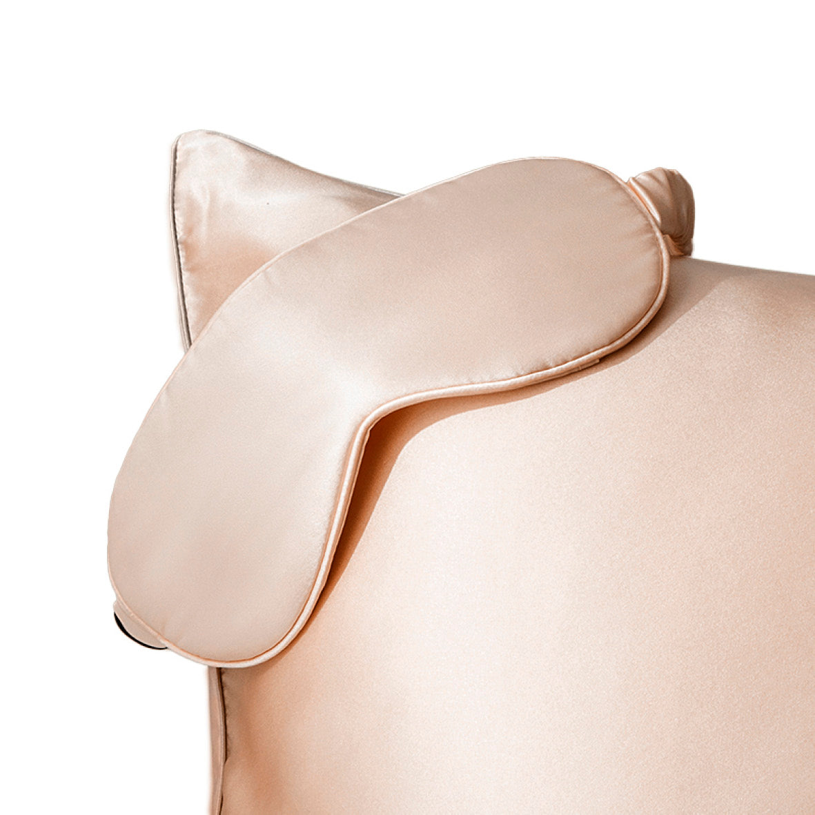 Eyemask silk - Aïleen Beige - 8.5 x 20.5 cm