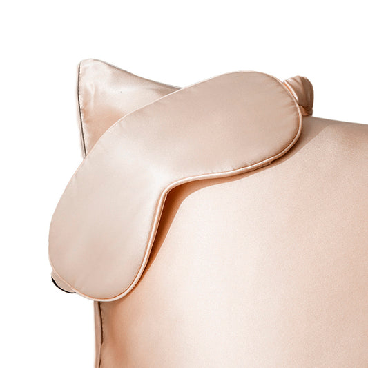Eyemask silk - Aïleen Beige - 8.5 x 20.5 cm