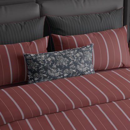 Pillowcase cotton satin - Lioré Burgundy