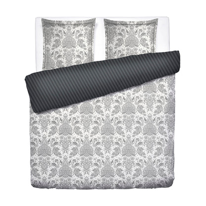 Duvet cover + pillowcase cotton satin - Fleur de prestige Beige