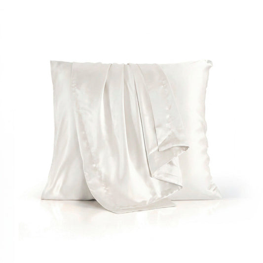 Pillowcase silk - Silence de soie White 63 x 63 cm
