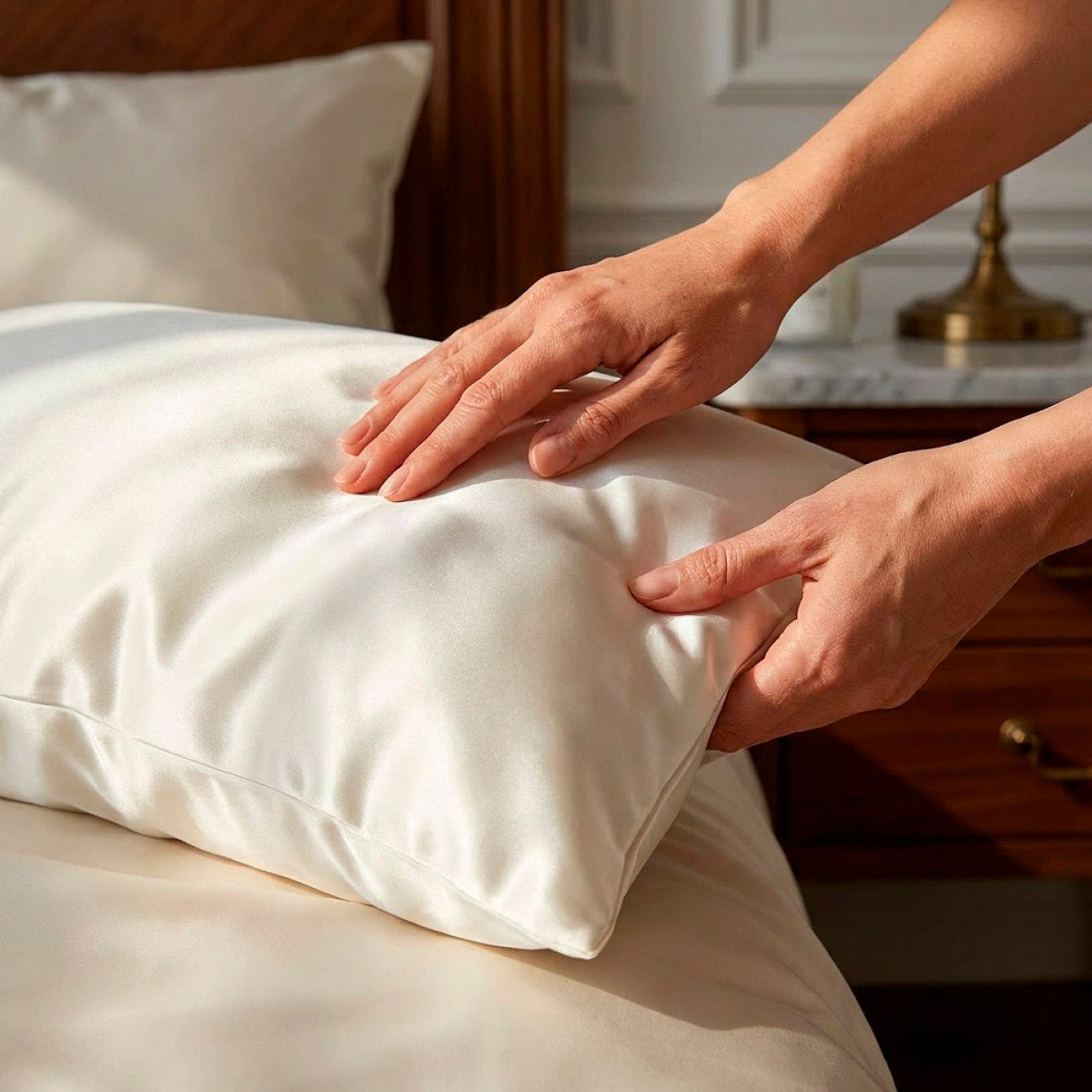 Pillowcase silk - Silence de soie White