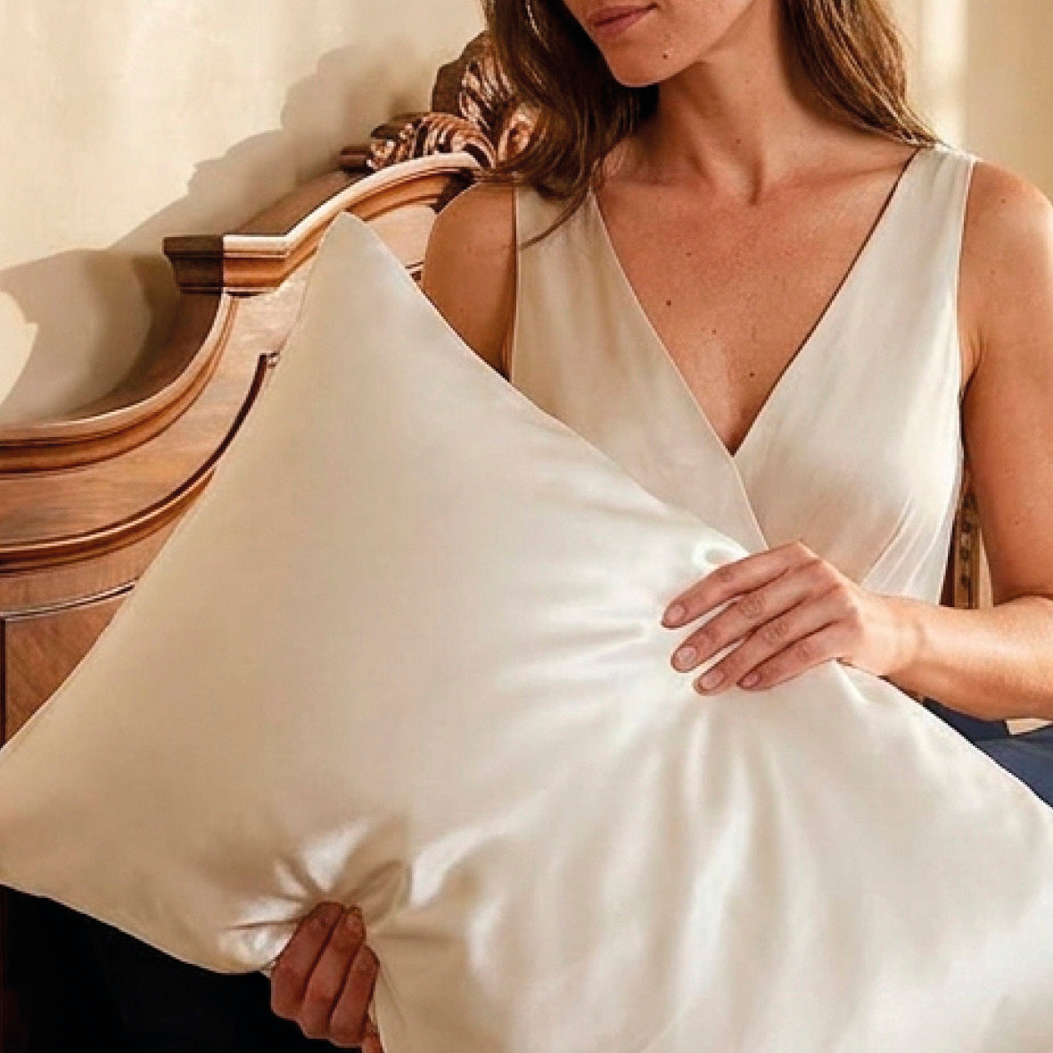 Pillowcase silk - Silence de soie White