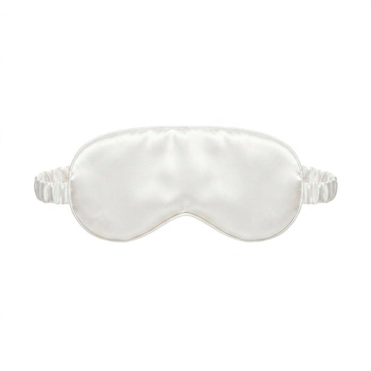Eyemask silk - Aïleen White - 8.5 x 20.5 cm