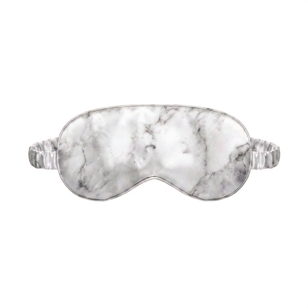 Eyemask silk - Aïleen Grey marble - 8.5 x 20.5 cm