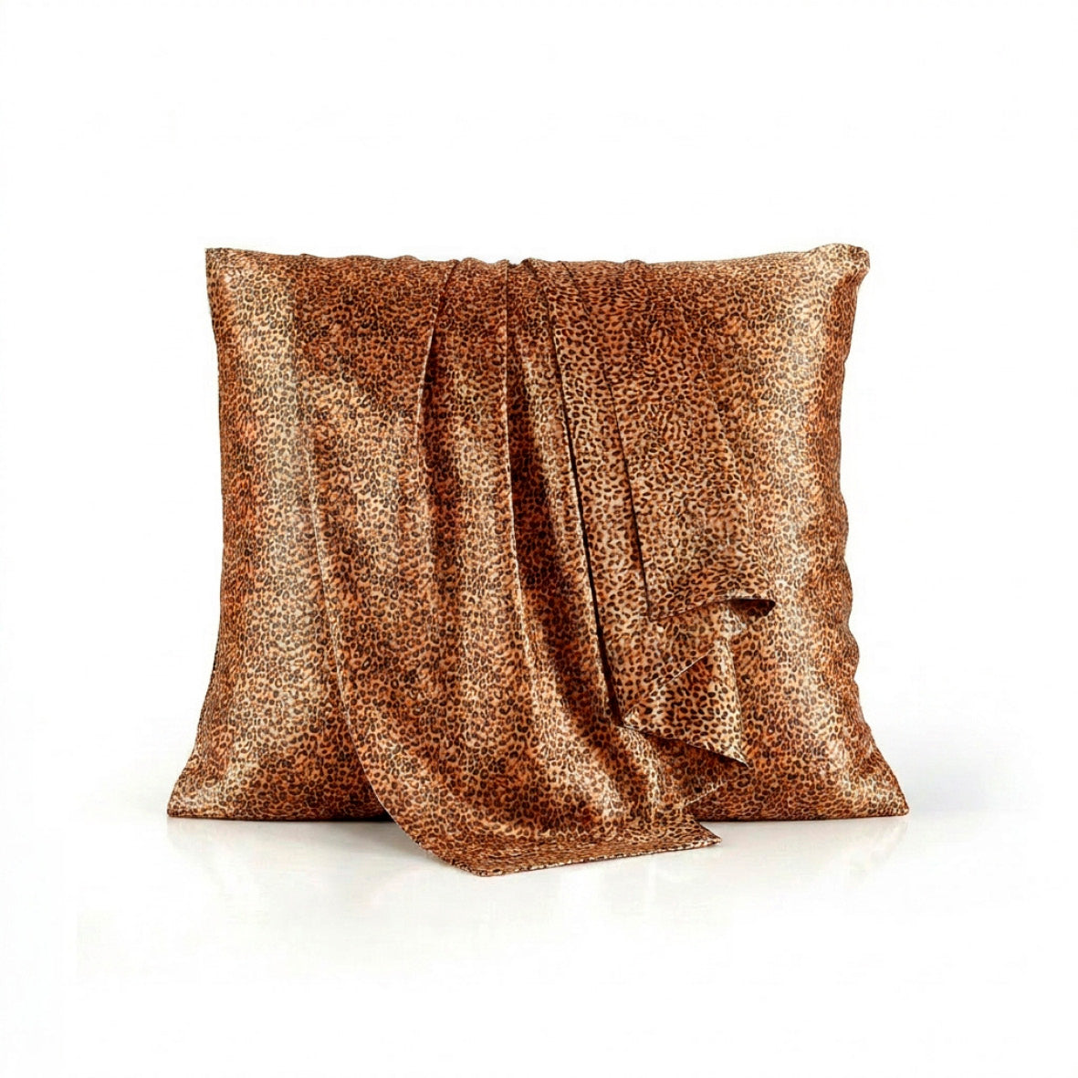Pillowcase silk - Silence de soie Leopard 63 x 63 cm