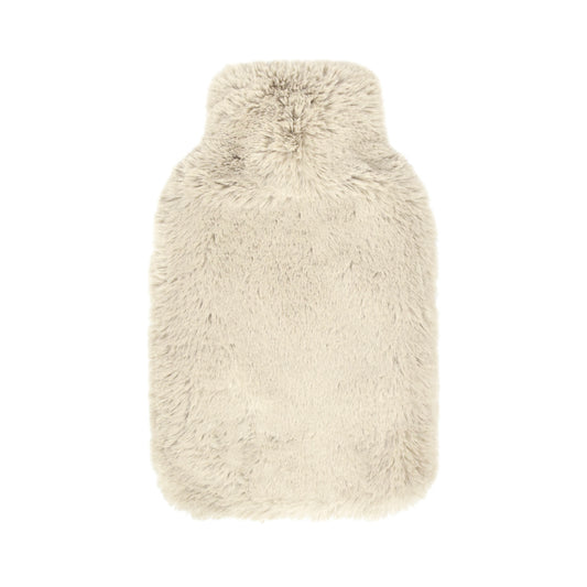 Hot water bottle with cover  White - 20 x 33 cm