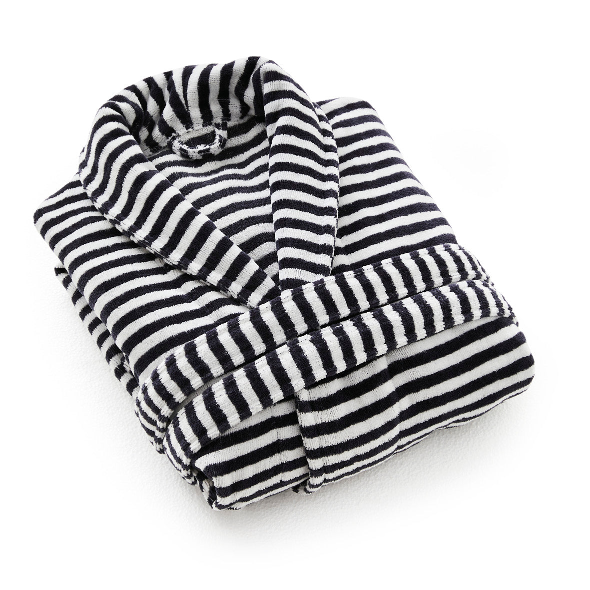 Bathrobe with shawl collar - Baléares Dark blue