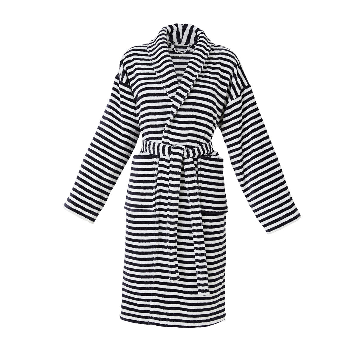 Bathrobe with shawl collar - Baléares Dark blue M