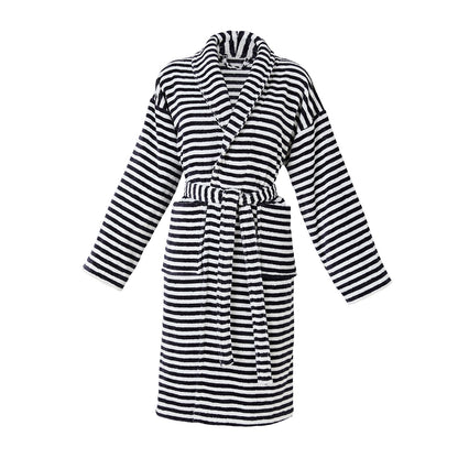 Bathrobe with shawl collar - Baléares Dark blue M