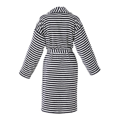 Bathrobe with shawl collar - Baléares Dark blue