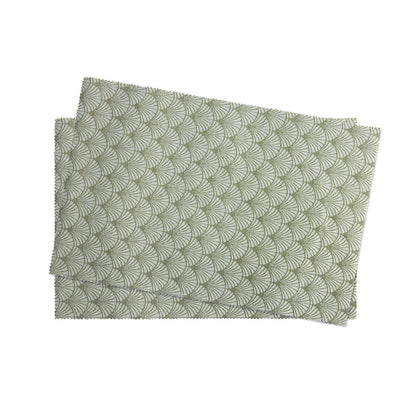 Set of 2 placemats - Palma Green 30 x 45 cm