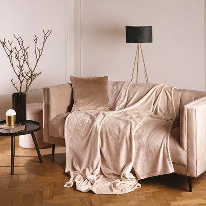 Maxi plaid Diamond Taupe - 180 x 220 cm