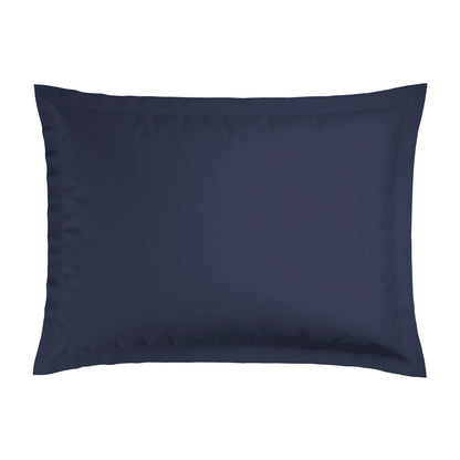 Pillowcase(s) cotton satin Jacquard woven - Dark blue