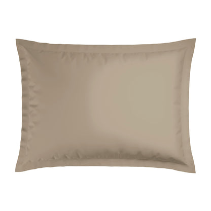 Pillowcase(s) cotton satin - Paris Taupe / White