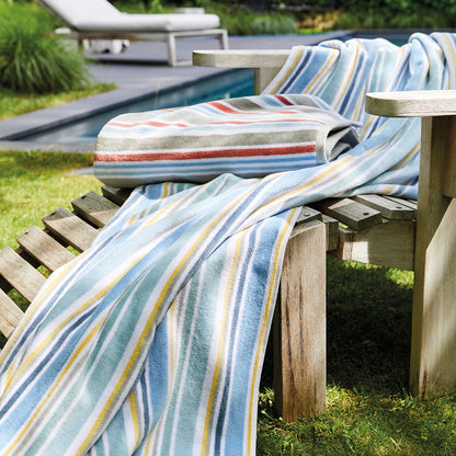 Serviette de plage Haïti Multicouleur jaune - 100 x 180 cm