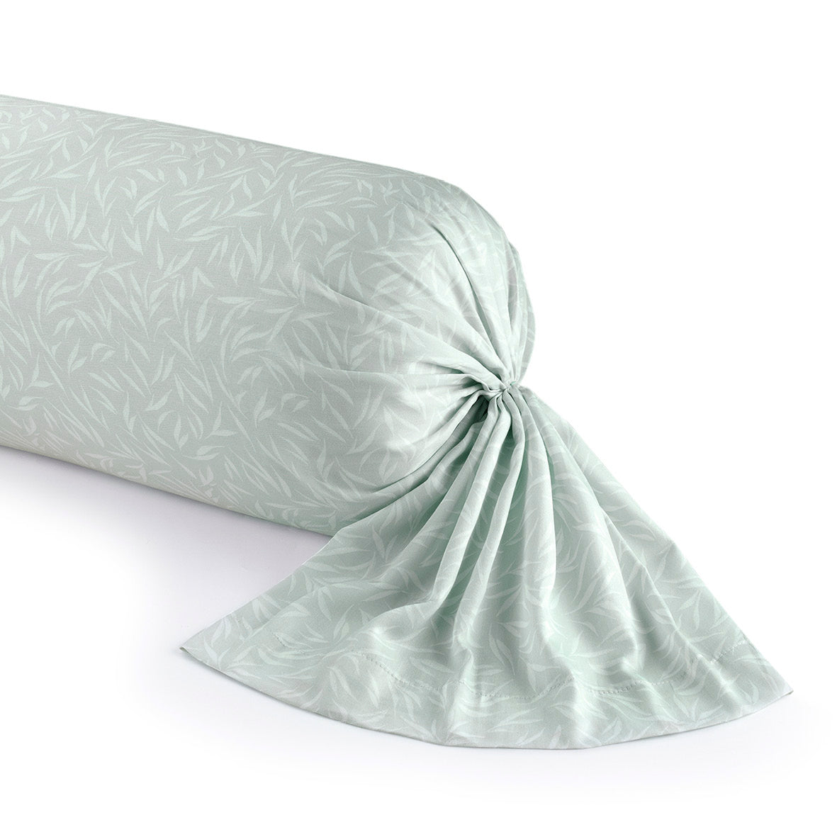Bolster case cotton satin - Olea europaea Green