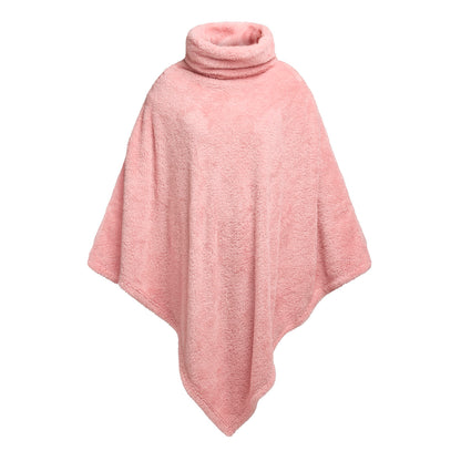 Poncho en polaire ultra doux et confortable - Rose clair
