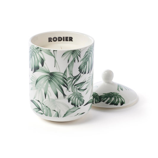 Scented candle in porcelain cup Jungle White - Jasmin & Ylang - 315 g