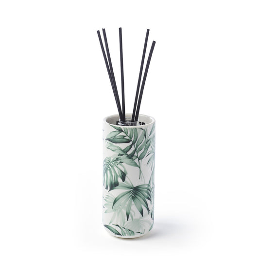Fragrance sticks in porcelain holder Jungle White - Jasmin & Ylang - 100 ml