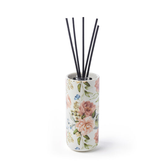 Fragrance sticks in porcelain holder Dutch flowers White - Fig - 100 ml