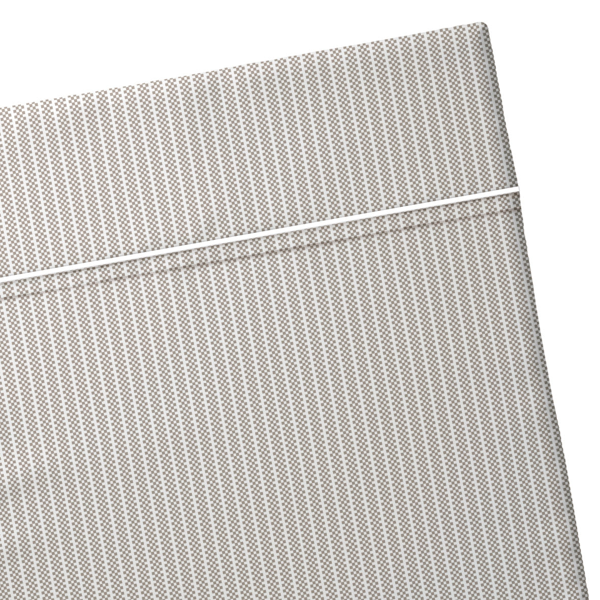 Drap plat coton percale - Toulouse Taupe