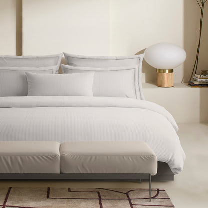 Drap plat coton percale - Toulouse Taupe