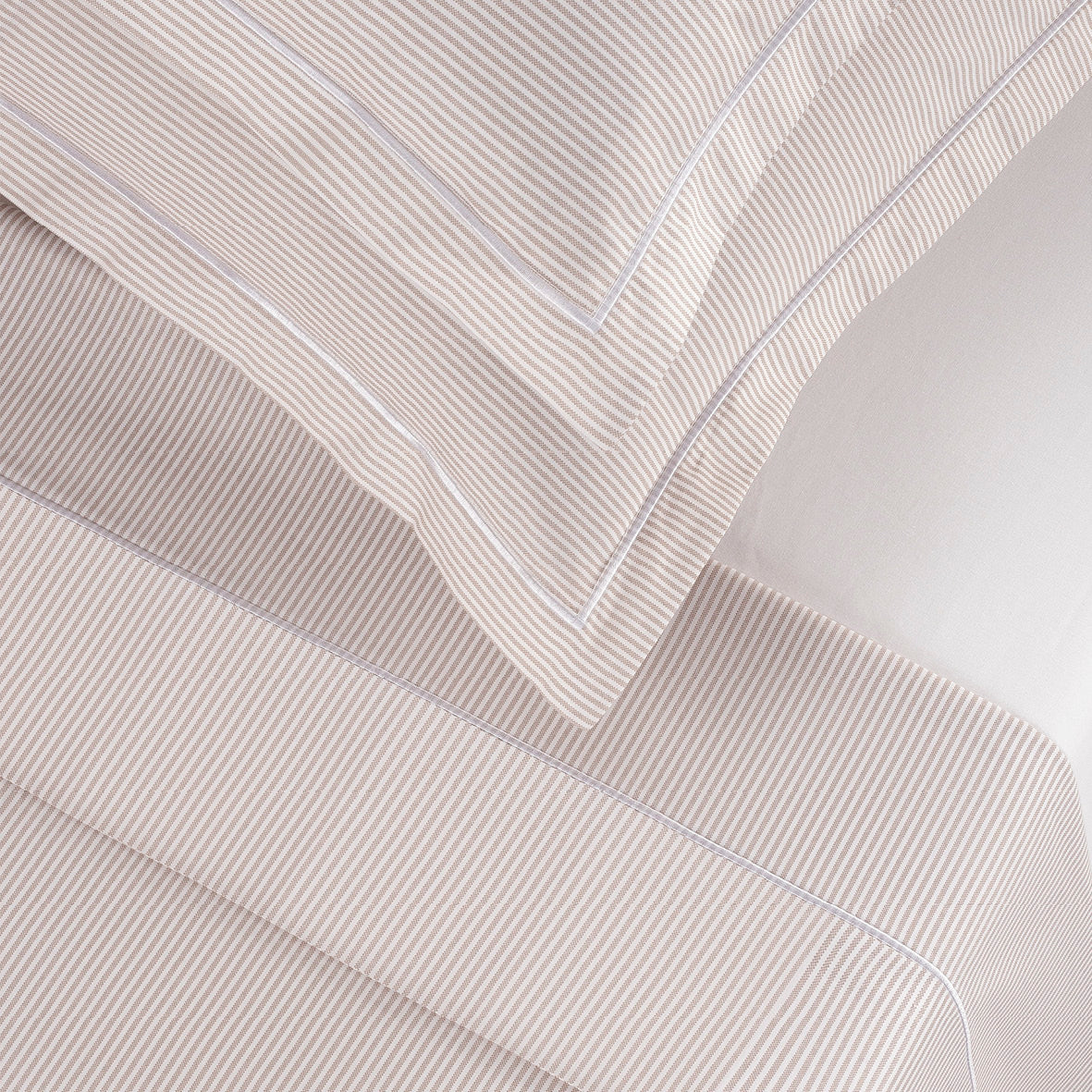 Ensemble de draps coton percale - Toulouse Taupe