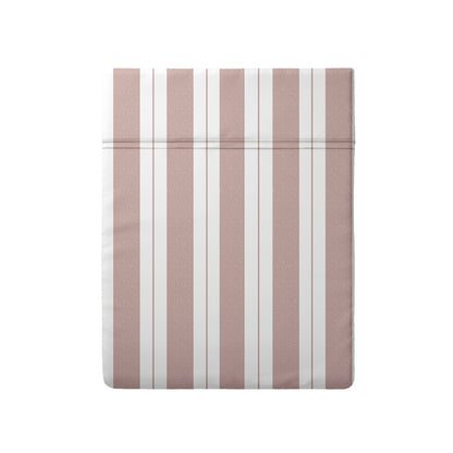 Drap plat satin de coton - Chloé Vieux rose