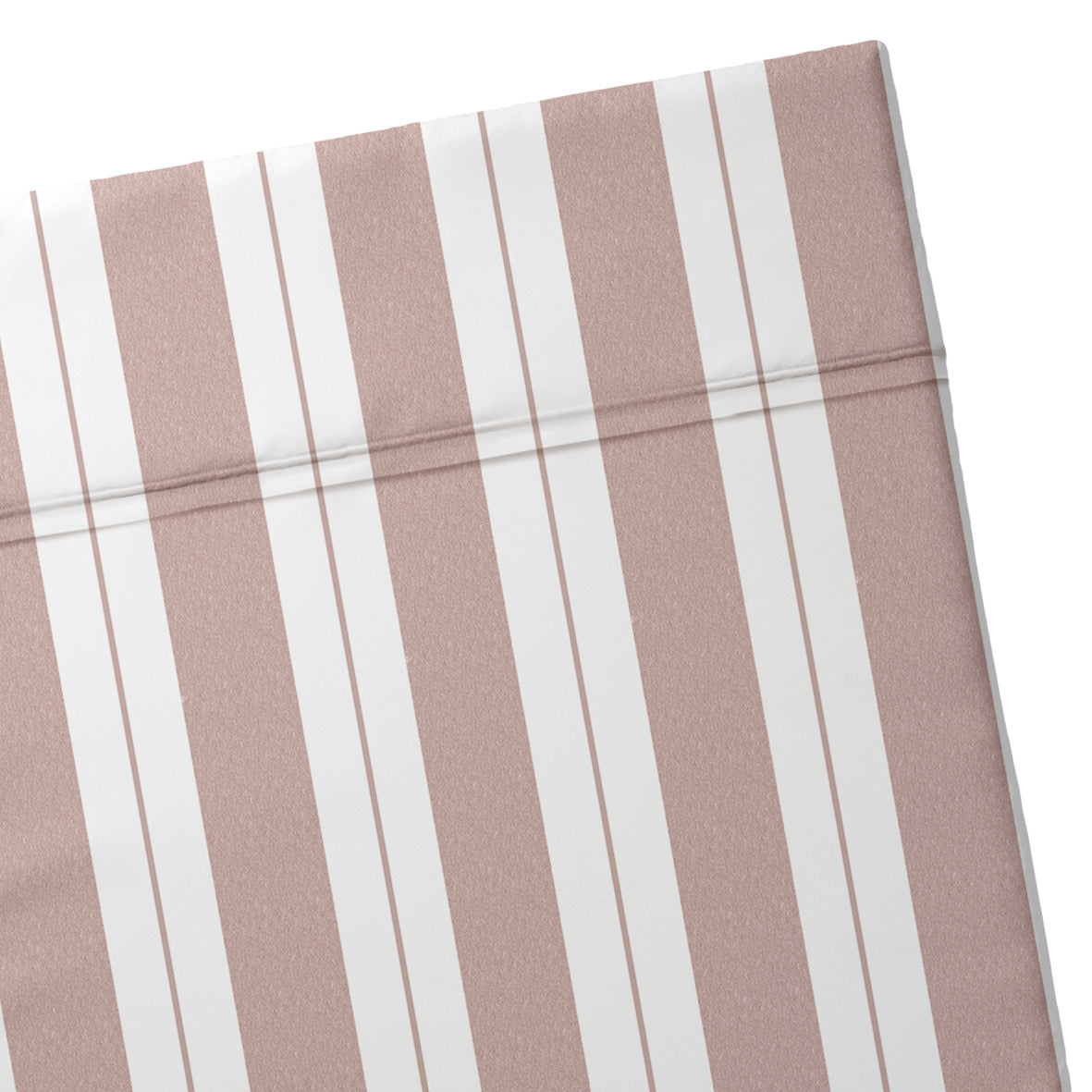 Drap plat satin de coton - Chloé Vieux rose