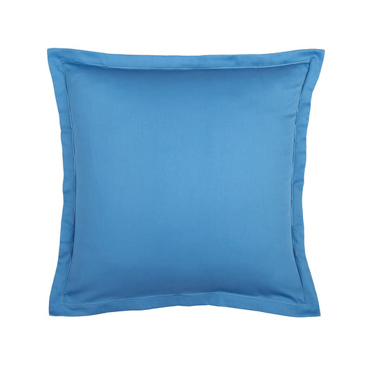 Taie(s) d'oreiller satin de coton - Uni 1 baratta Bleu 05