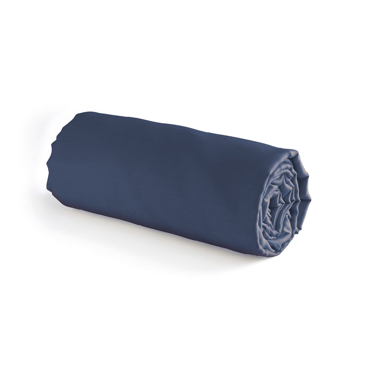 Fitted sheet cotton satin - Uni Blue 06