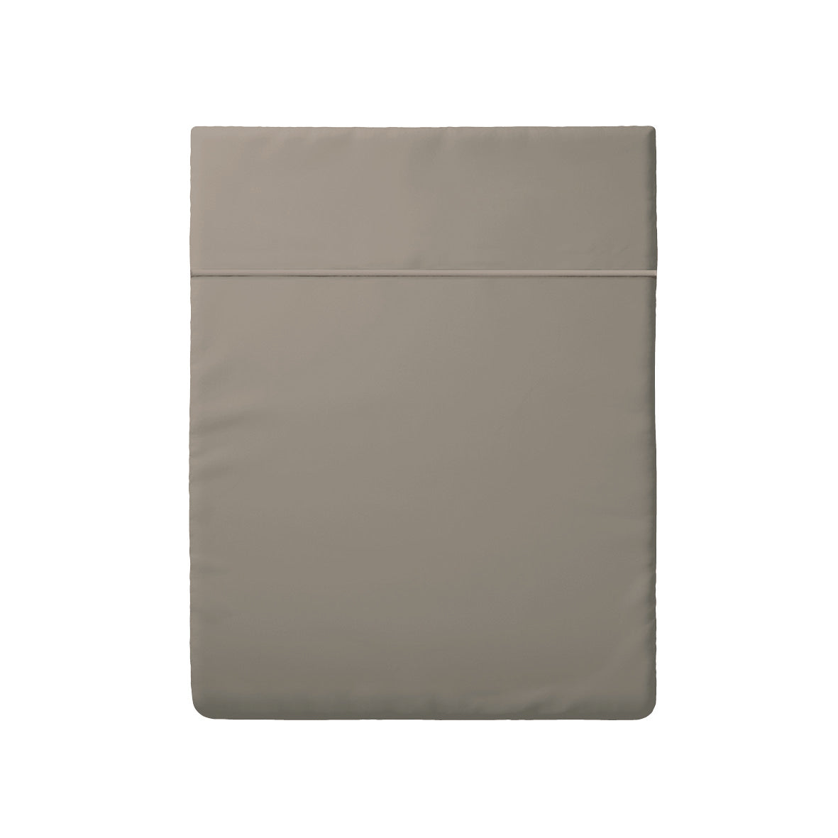 Drap plat satin de coton - Uni 1 baratta Taupe 01