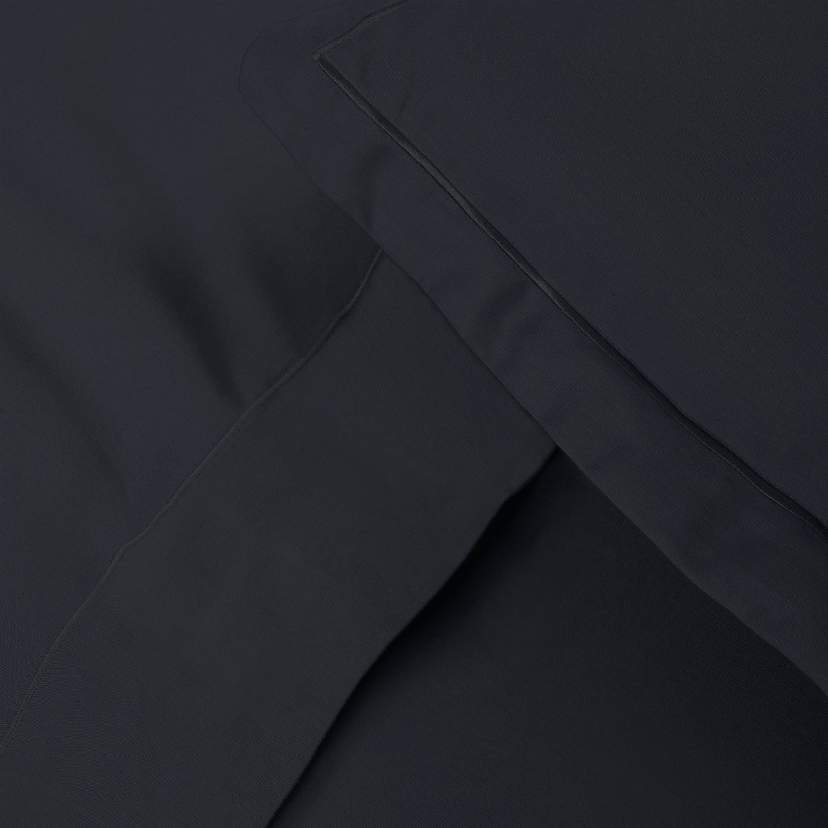 Taie(s) d'oreiller satin de coton - Uni 1 baratta Blue 11