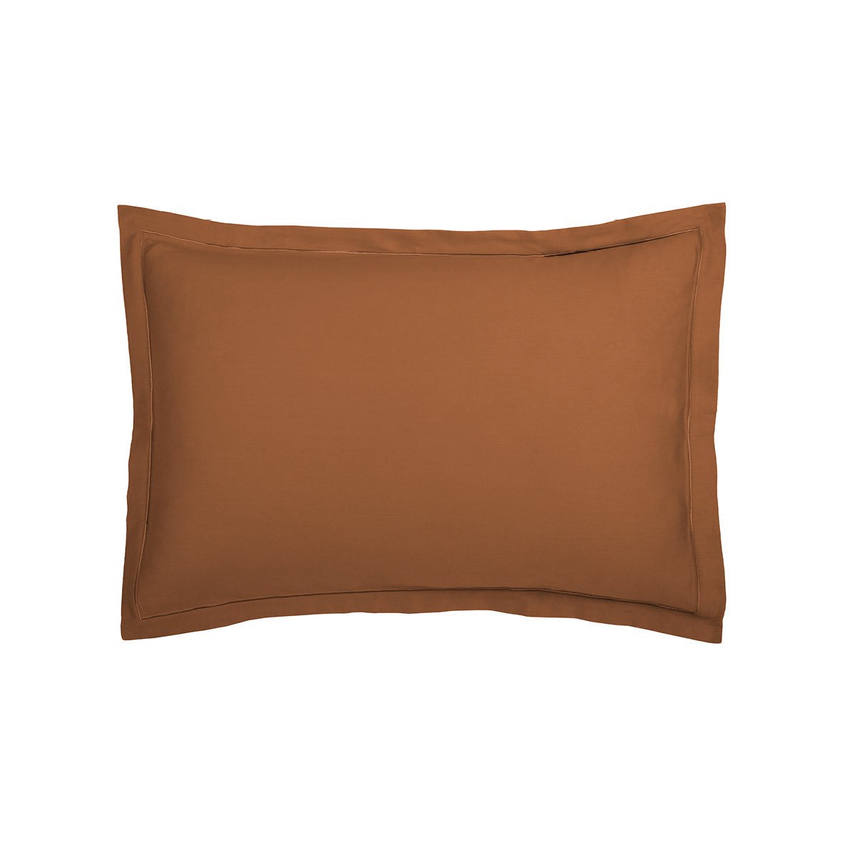 Taie(s) d'oreiller satin de coton - Uni 1 baratta Brun 01